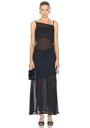 Proenza Schouler Dani Dress in Black - Black. Size 2 (also in 4).