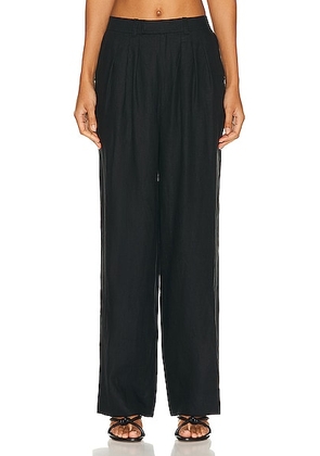 Posse Louis Trouser in Black - Black. Size L (also in ).