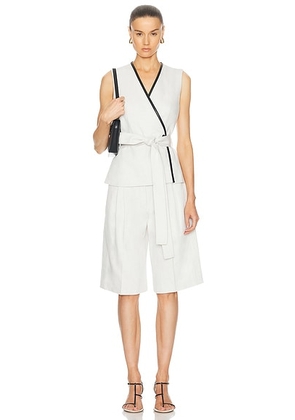 Proenza Schouler Elliot Top in Ecru - Cream. Size 4 (also in ).