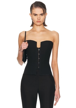 Kiki de Montparnasse Cadolle Square Neck Corset in Black - Black. Size L (also in ).