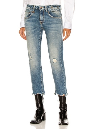 R13 Boy Straight Leg in Carlton - Denim-Medium. Size 30 (also in ).