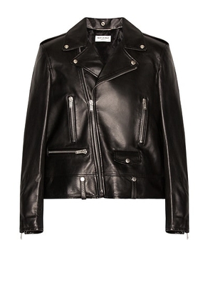 Saint Laurent Classic Motorcycle Jacket in Black - Black. Size 46 (also in ).