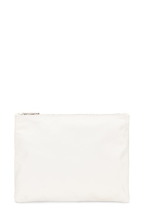 The Row Allegra Pouch in Optic White ANS - White. Size all.