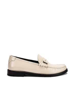 Saint Laurent Le Loafer in Pearl - Ivory. Size 35 (also in 35.5, 36, 36.5, 37, 37.5, 38, 38.5, 39, 39.5, 40, 42).
