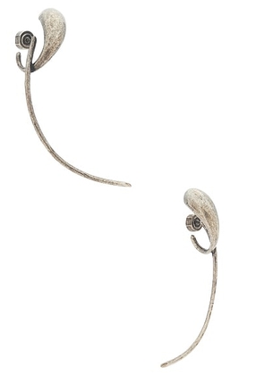 KHAITE Cyclone Earring in Antique Silver - Metallic Silver. Size all.