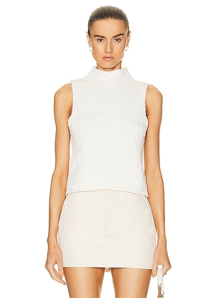 SABLYN Atticus Top in Gardenia - White. Size M (also in ).