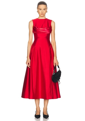 Rachel Gilbert Sawyer Dress in Red - Red. Size 4 (also in 2, 3).