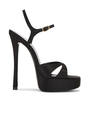 Saint Laurent Arancha Sandal in Nero - Black. Size 41 (also in 40).