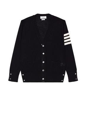Thom Browne Sustainable Merino Classic Cardigan Sweater in Navy - Blue. Size 1 (also in 2, 3, 4).