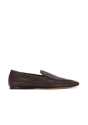 The Row Hereditas Flat Loafer in Laquer Brown - Brown. Size 41 (also in ).