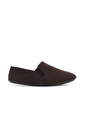 The Row Vincit Slip On Flat in Dark Brown - Brown. Size 36 (also in 38, 40, 41).