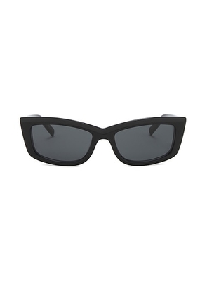Saint Laurent SL 658 Sunglasses in Black - Black. Size all.