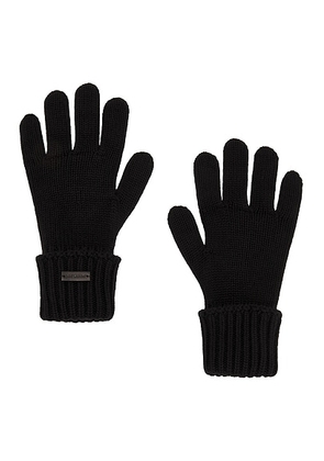 Saint Laurent Cashmere Gloves in Black - Black. Size L (also in M).