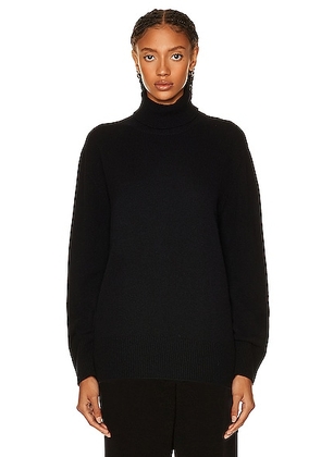 The Row Stepny Top in Black - Black. Size L (also in M, S, XL).