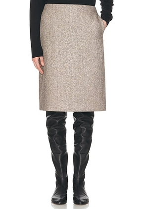 The Row Corinna Skirt in Onyx - Grey. Size 2 (also in 6).