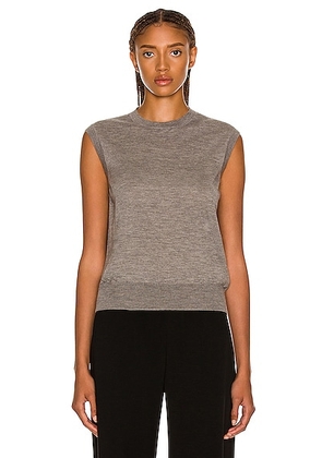 The Row Balham Sweater in Medium Grey - Light Grey. Size XL (also in ).