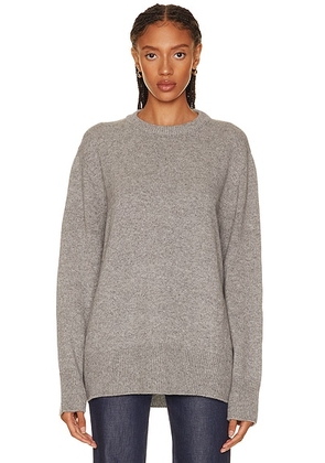 The Row Sibem Top in Grey Melange - Light Grey. Size M (also in ).