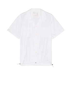 Sacai Cotton Poplin Shirt in Off White - White. Size 3 (also in 4).