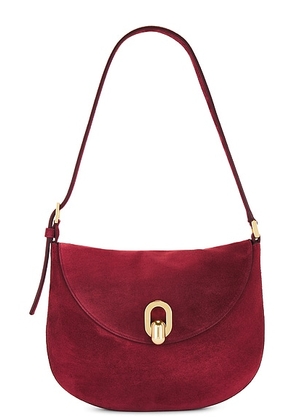 Savette The Small Tondo Hobo Bag in Wine - Burgundy. Size all.