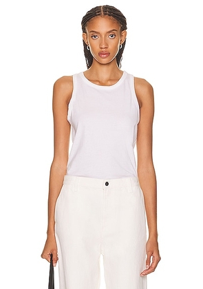 The Row Frankie Top in Natural White - White. Size L (also in ).