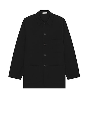 The Row Casey Shirt in Black - Black. Size L (also in ).
