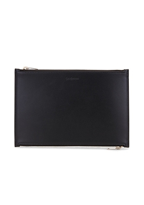 Saint Laurent Travel Pouch in Nero - Black. Size all.