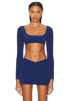Tropic of C Baby C Long Sleeve Top in Indigo - Blue. Size XS (also in ).