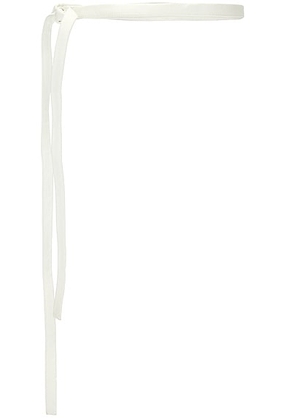 The Row Thin Wrap Belt in White - White. Size all.