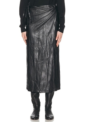 The Row Bert Skirt in Black - Black. Size 2 (also in ).