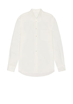 The Row Huguet Shirt in White - White. Size S (also in ).
