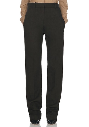 The Row Selvie Pant in Dark Brown Melange - Brown. Size 6 (also in ).