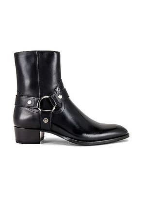 Saint Laurent Wyatt Harness Boot in Noir - Black. Size 41 (also in ).