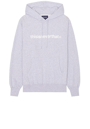 Thisisneverthat T-logo Hoodie in Heather Grey - Grey. Size L (also in ).