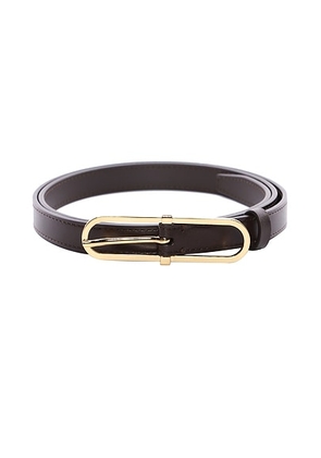 The Row Hermine Belt in Black SHG - Black. Size L (also in XL, XS).