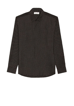 Saint Laurent Shirt in Noir - Black. Size 38 (also in 39, 40, 41).