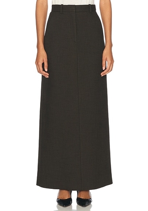 The Row Roux Skirt in Mud - Brown. Size 0 (also in 2).