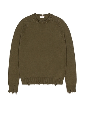 Saint Laurent Sweater in Khaki - Army. Size S (also in ).