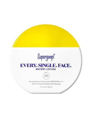 Supergoop! Every. Single. Face. Watery Lotion SPF 50 in N/A - Beauty: NA. Size all.
