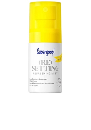 Supergoop! (Re)setting Refreshing Mist SPF 40 1 fl. oz. in N/A - Beauty: NA. Size all.