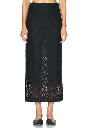 Proenza Schouler Jasmine Skirt in Black - Black. Size 0 (also in 4, 6).