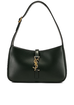 Saint Laurent Le 5 A 7 Hobo Bag in Vert Fonce - Dark Green. Size all.
