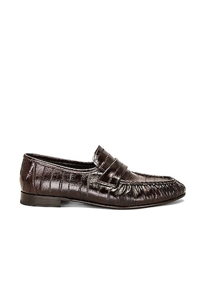 The Row Soft Loafer in Brown - Brown. Size 37 (also in ).