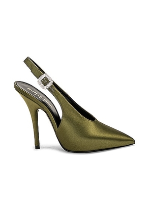 Saint Laurent Yasmeen Pump in Outcry Green - Green. Size 36 (also in 36.5, 38, 38.5, 39).