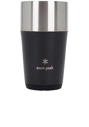 Snow Peak Shimo Tumbler 470 in Black - Black. Size all.
