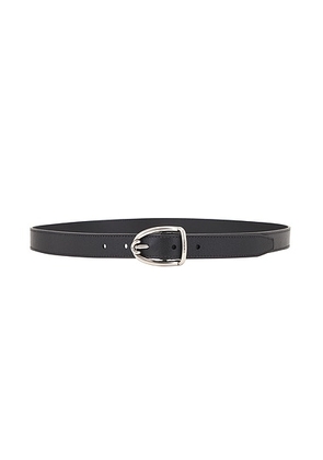 TOM FORD Angled Buckle Belt 23mm in Black - Black. Size 85 (also in 95).