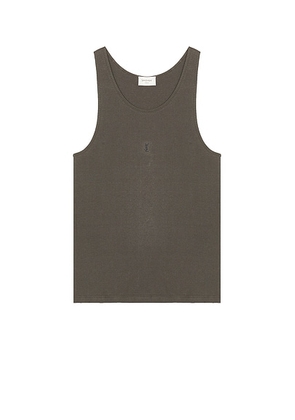 Saint Laurent Tank Top in Grey - Grey. Size L (also in M, XS).