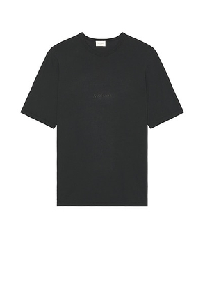 Saint Laurent Short Sleeve Tee in Black - Black. Size M (also in S).
