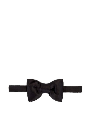 TOM FORD Satin Bowtie in Black - Black. Size all.