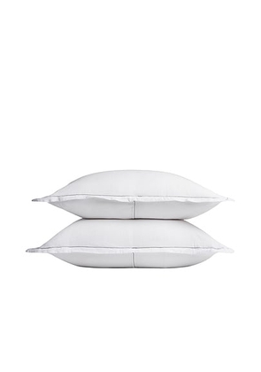 Parachute Heirloom Tencel Linen Sham Set in White - White. Size KING (also in ).