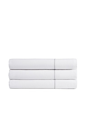 Parachute Heirloom Tencel Linen Top Sheet in White - White. Size FULL/QUEEN (also in ).
